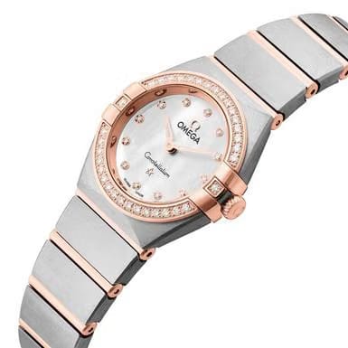Omega Constellation Diamond Rose Gold WMNS