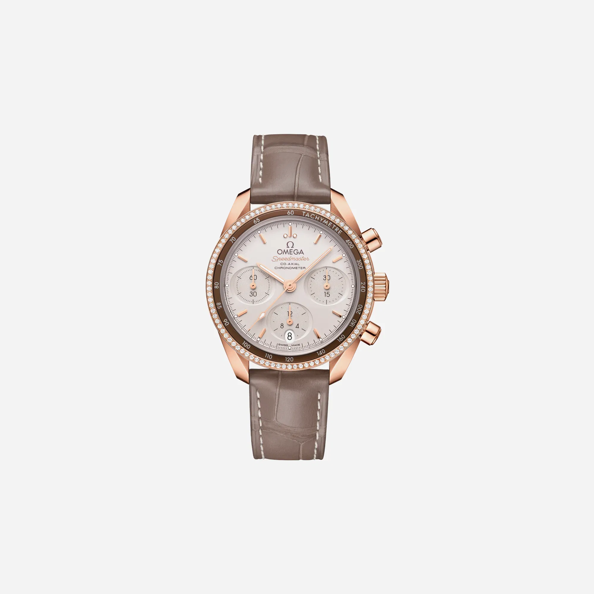 Omega Speedmaster 38 Cappuccino Leather