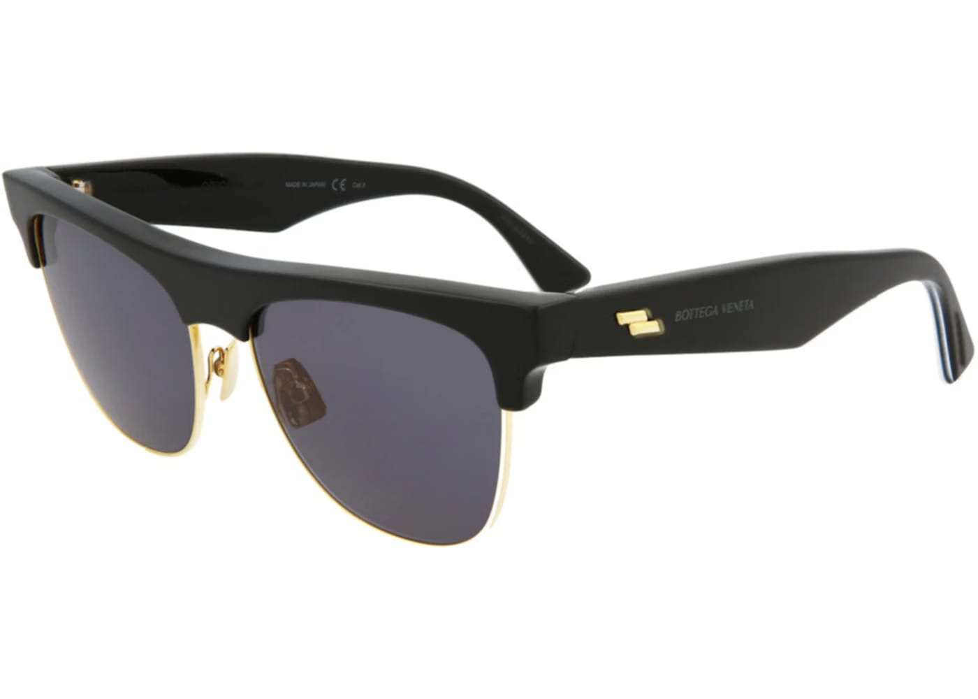 Bottega Veneta Square Sunglasses Black/Grey (BV1003S-30007850-001)