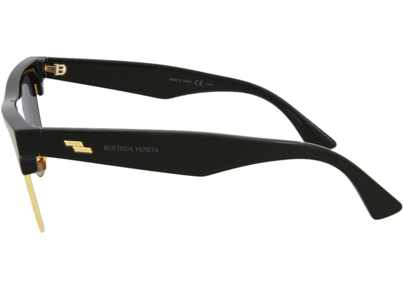 Bottega Veneta Square Sunglasses Black/Grey (BV1003S-30007850-001)