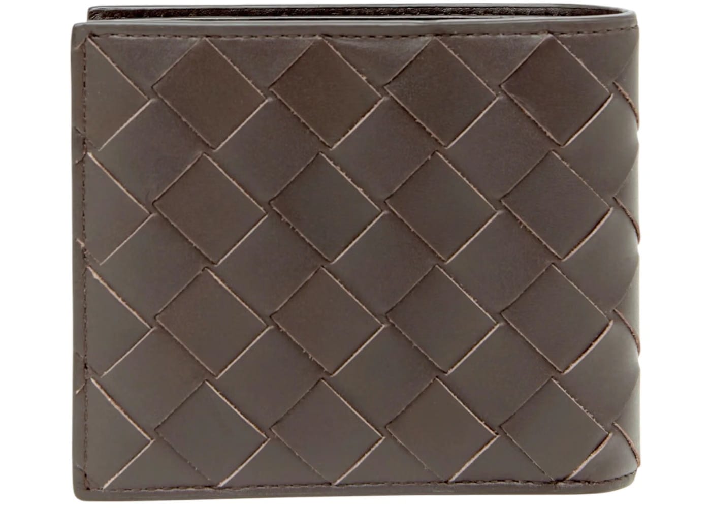 Bottega Veneta Wallet Intrecciato Bi-Fold Fondant Brown