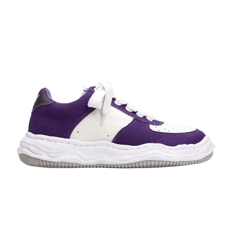 Maison Mihara Yasuhiro Wayne OG Sole Canvas Low Purple White