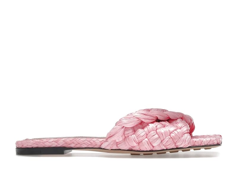 Bottega Veneta Raffia Stretch Flat Sandals Blossom (Women's)