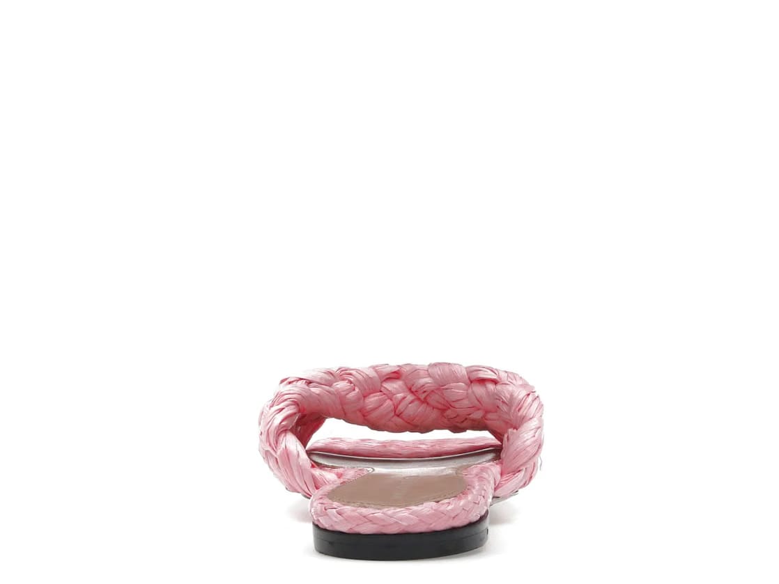 Bottega Veneta Raffia Stretch Flat Sandals Blossom (Women's)