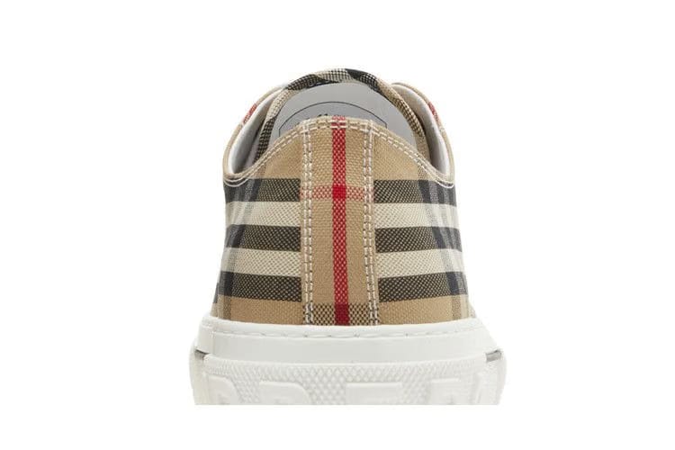 Burberry Check Cotton Sneakers Archive Beige