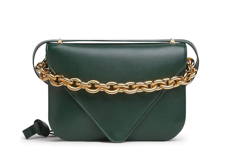 Bottega Veneta Matte Mount Medium Raintree