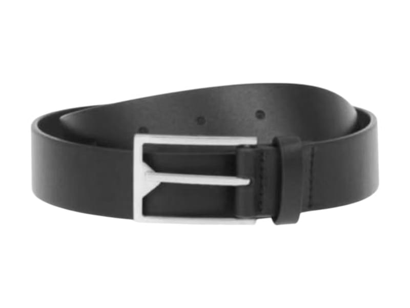 Bottega Veneta Leather Belt Black