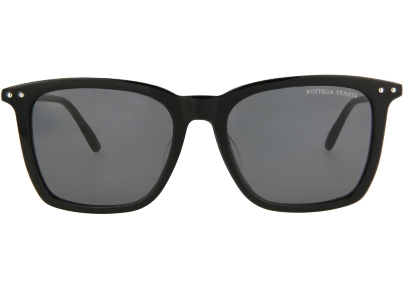 Bottega Veneta Square Rectangle Sunglasses Black Black Grey (BV0251SA-30007260-001)
