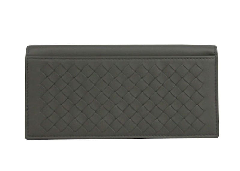 Bottega Veneta Intercciaco Bifold Wallet Gray