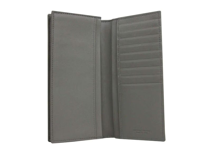 Bottega Veneta Intercciaco Bifold Wallet Gray