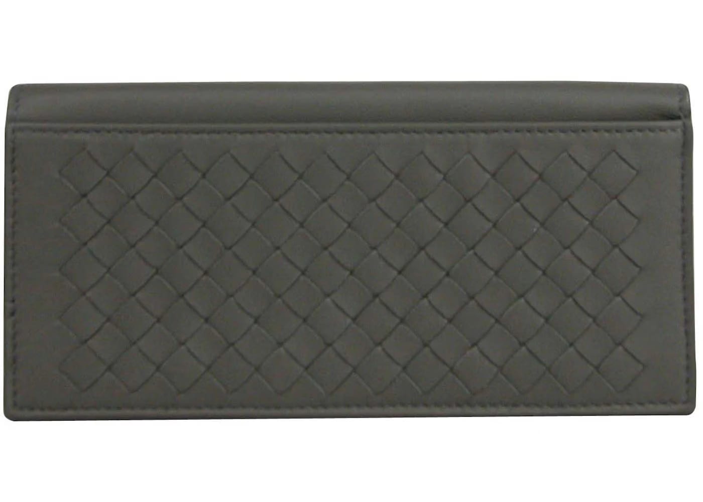 Bottega Veneta Intercciaco Bifold Wallet Gray