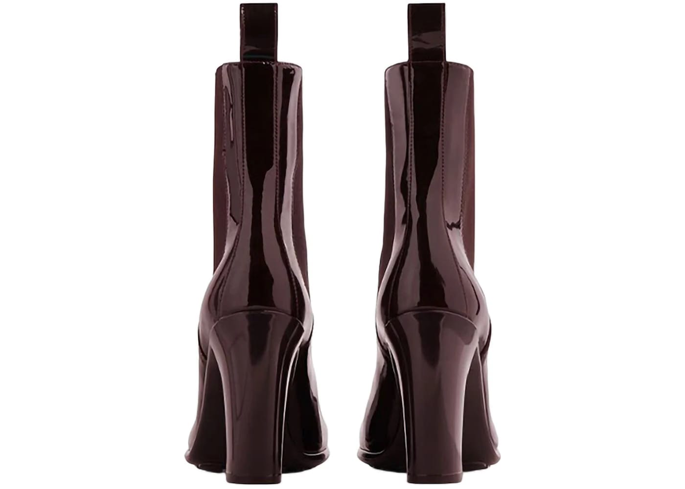 Bottega Veneta Patent Leather Ankle Boot Brown (Women's)