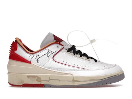 AJ2 Low Off White Red