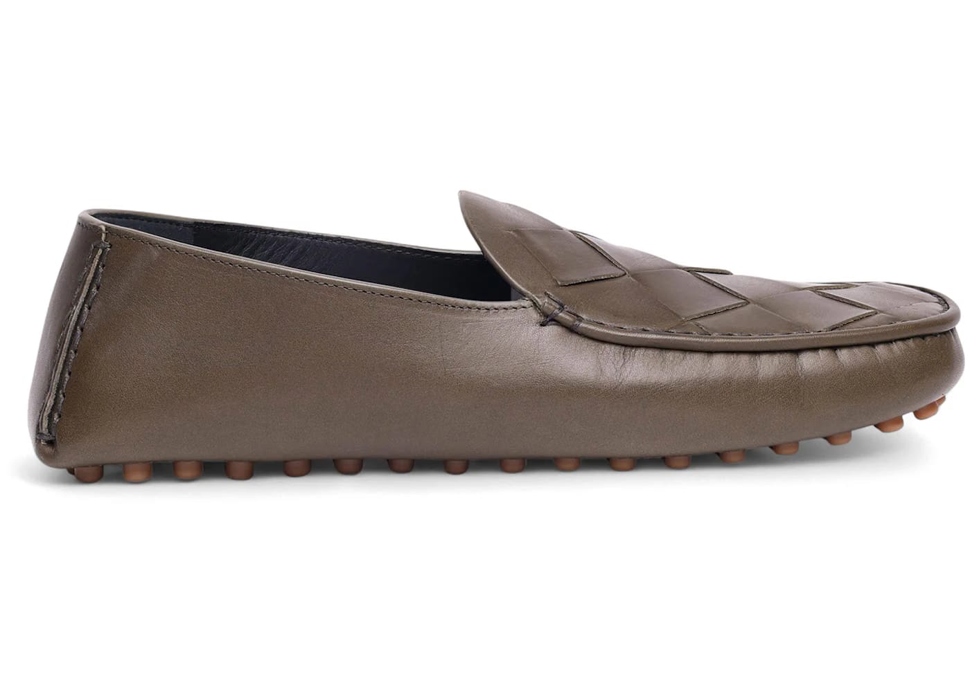 Bottega Veneta Intrecciato Leather Mules Green