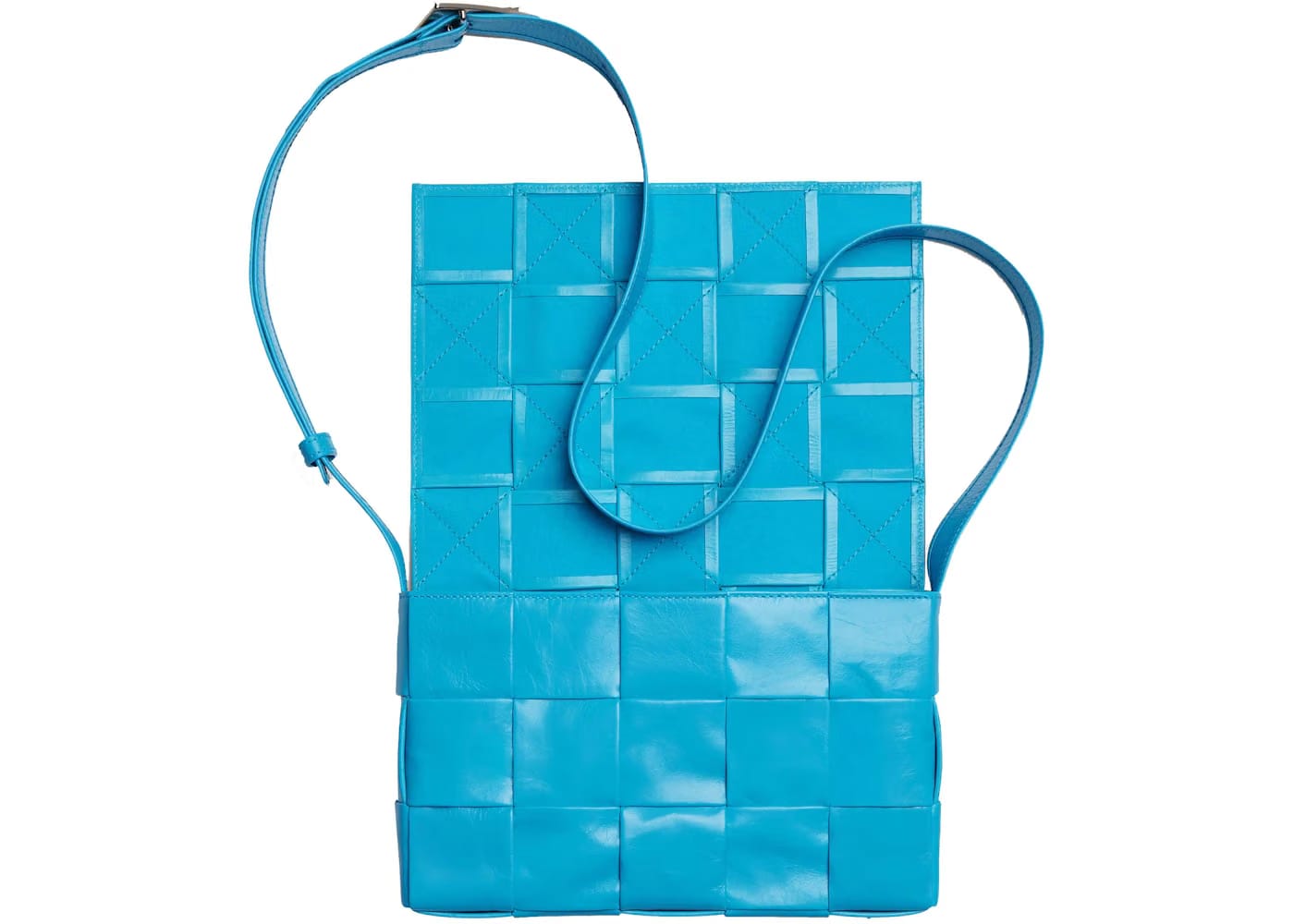 Bottega Veneta Medium Cassette Intrecciato Crossbody Bag Pool