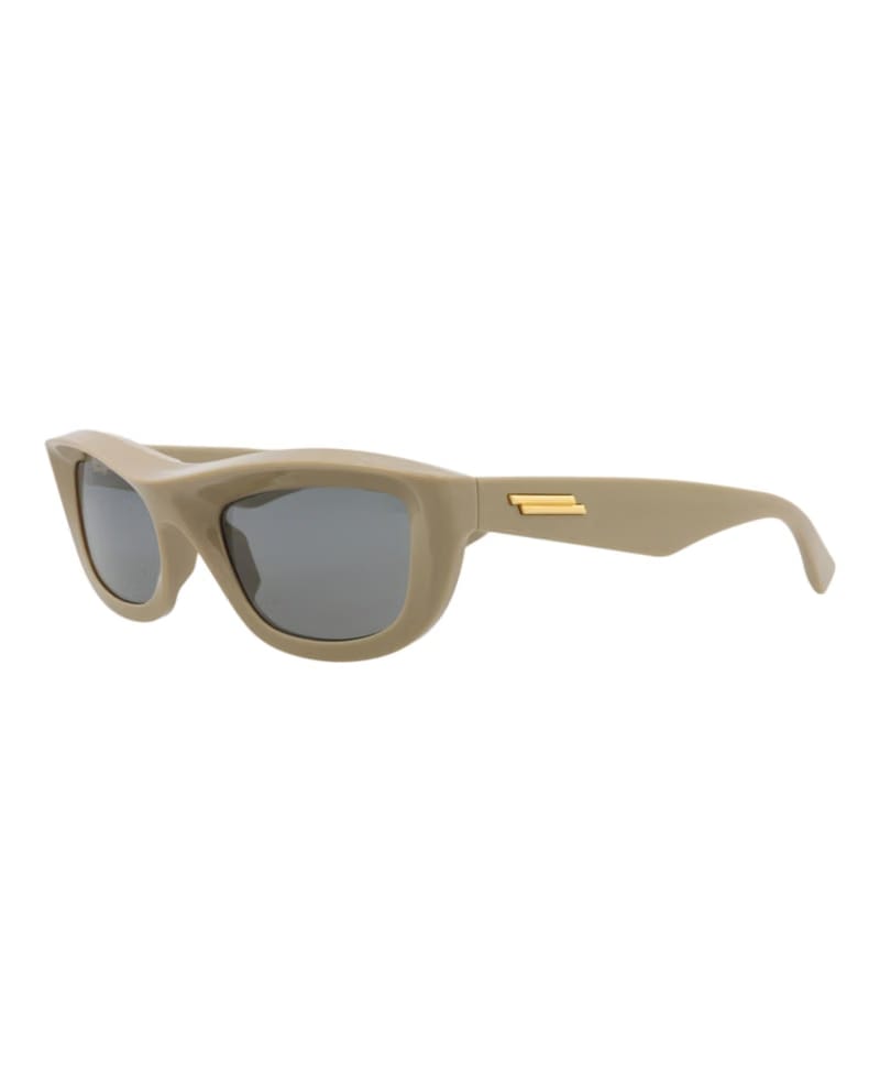 Bottega Veneta Square-Frame Injection Sunglasses Brown Brown Grey (BV1326S-30015719-003)