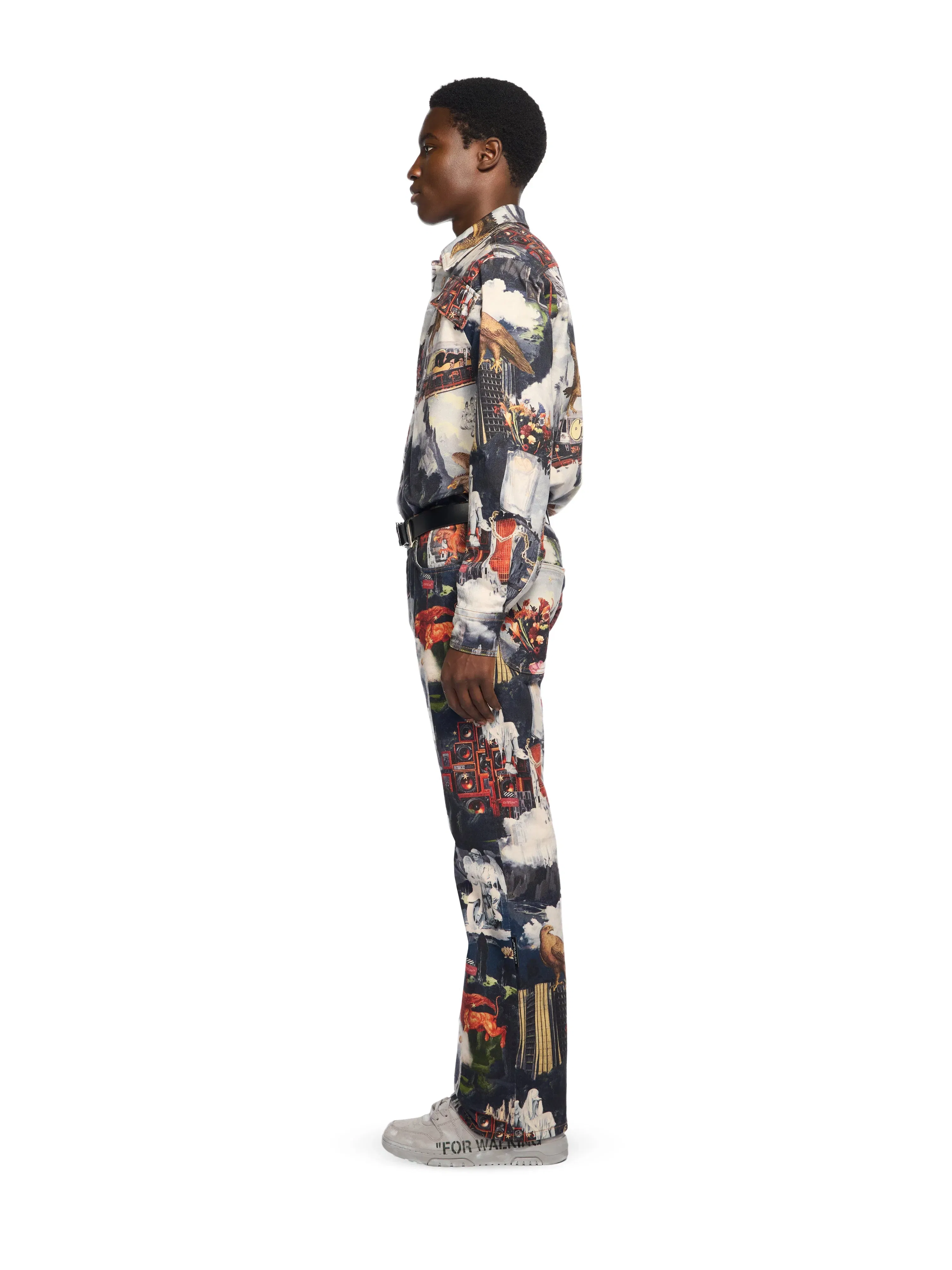 Off White World Paint Relax Jeans