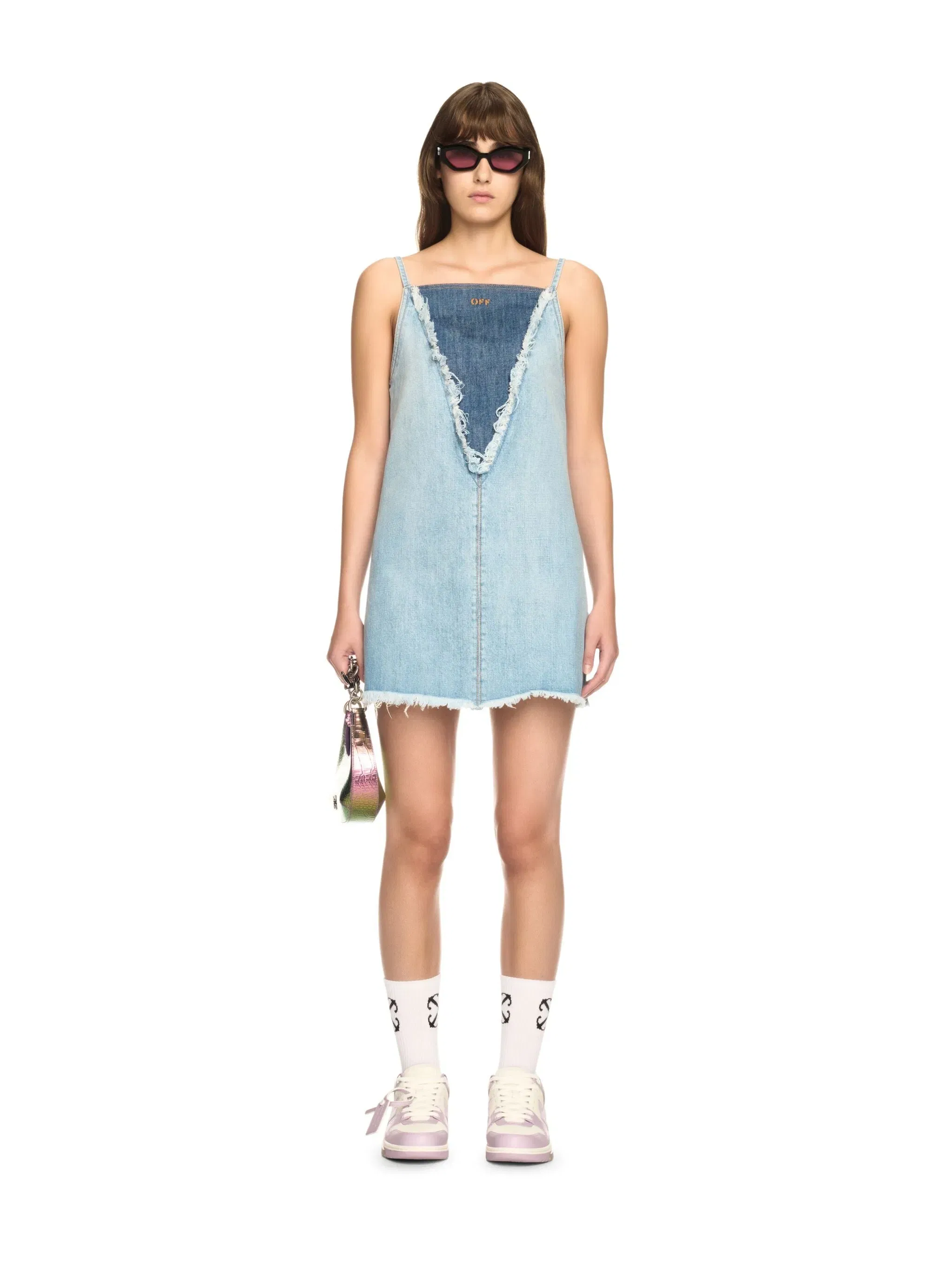 Off White Denim Doll Dress