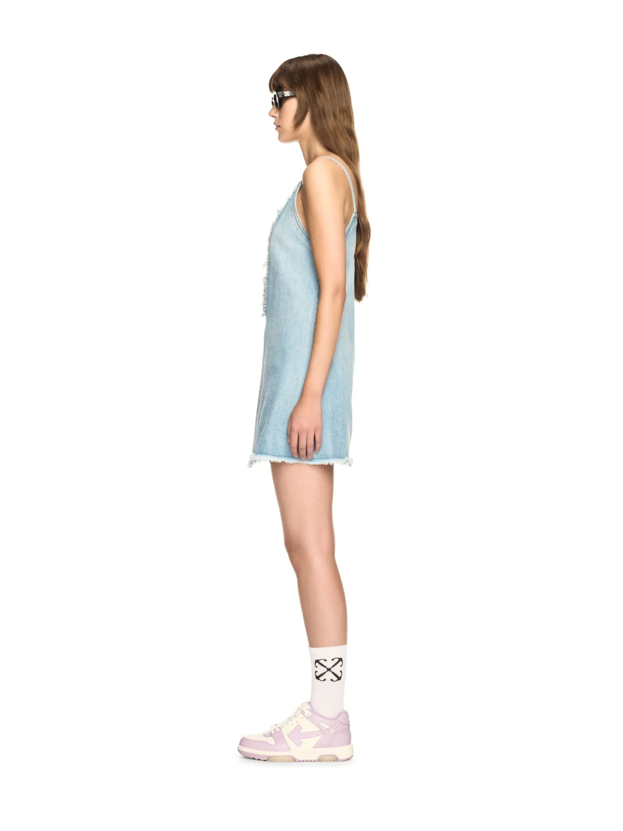 Off White Denim Doll Dress