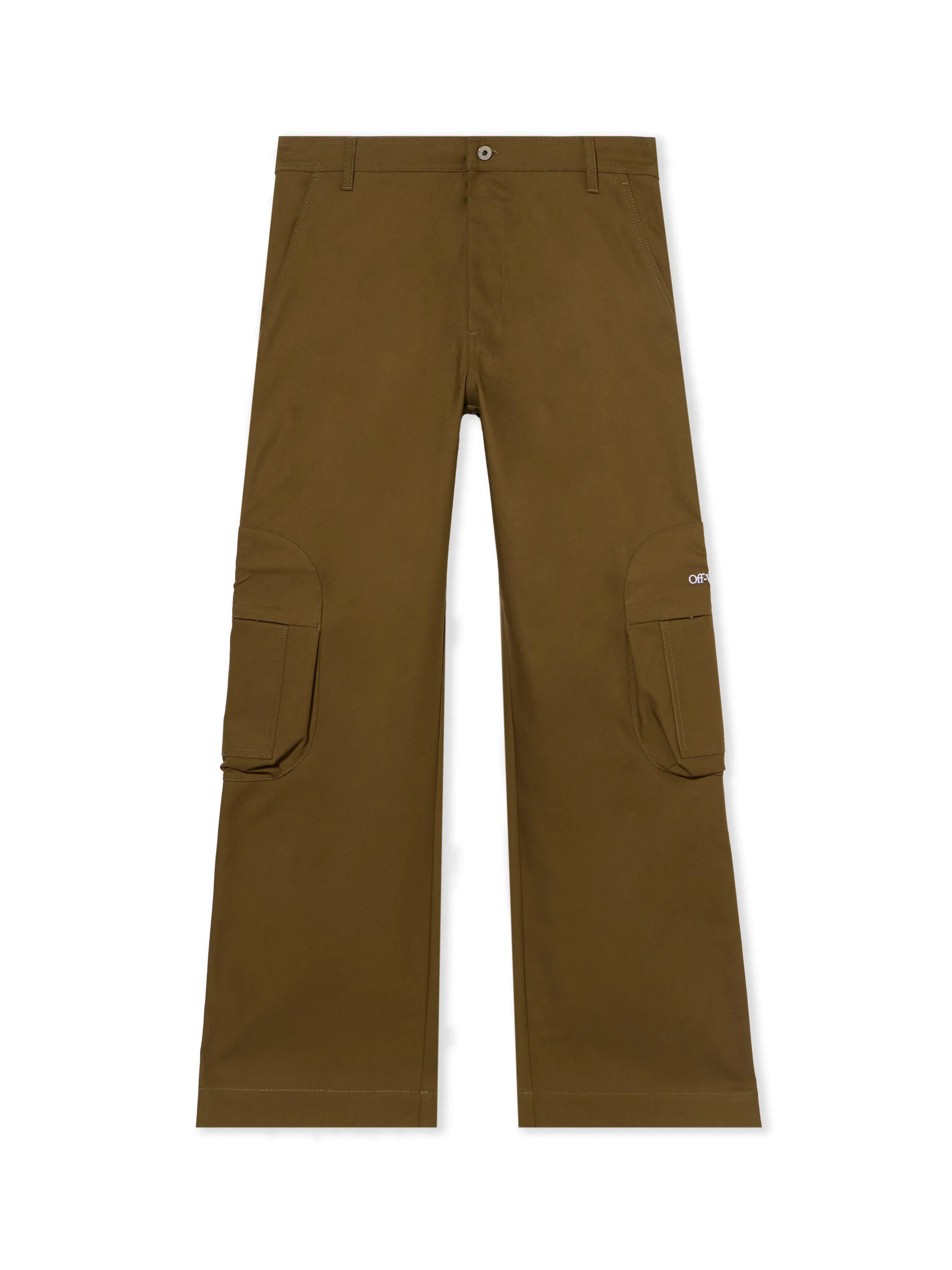 Off White Bookish Cotton Cargo Pants
