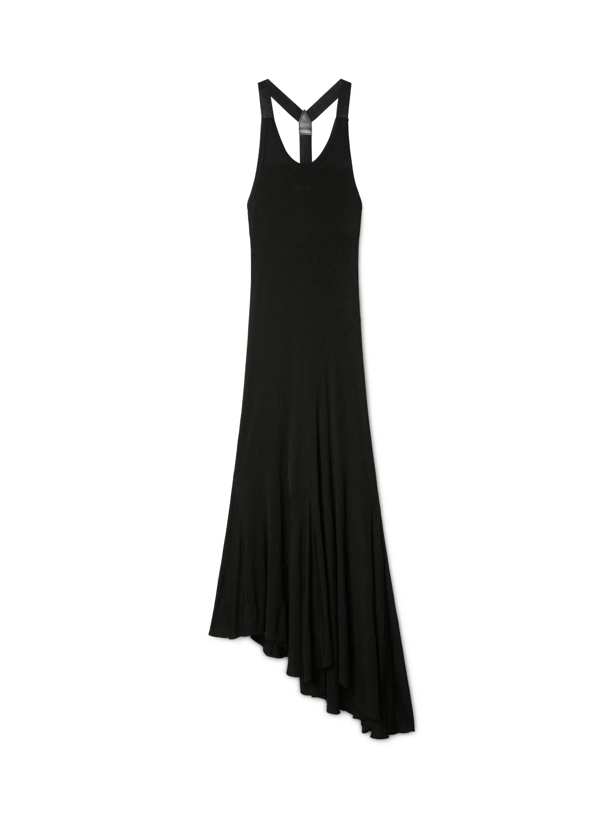 Off White Light Rib Alla Dress