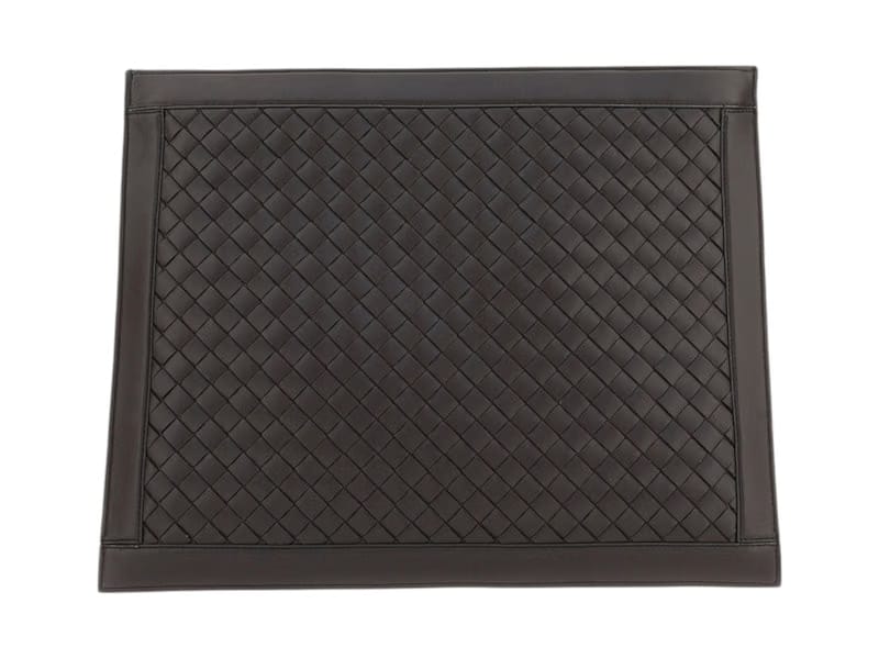 Bottega Veneta Woven Document Case Brown