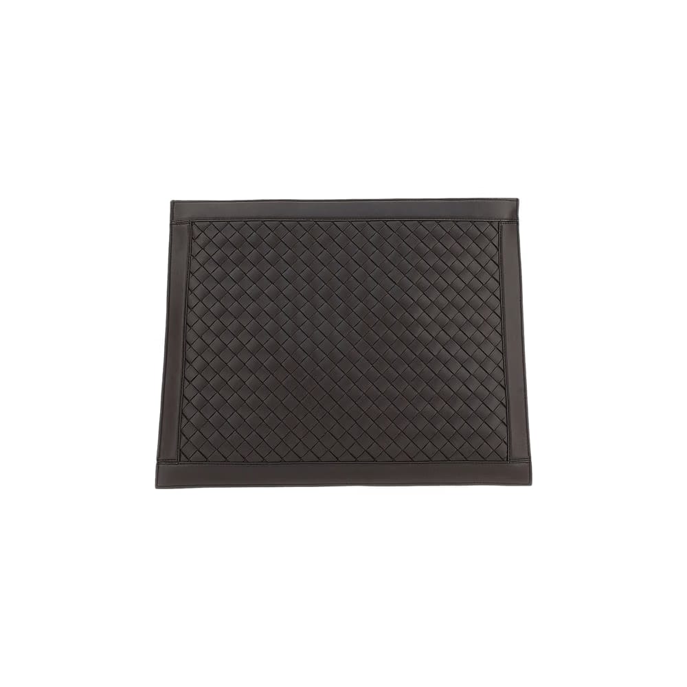 Bottega Veneta Woven Document Case Brown