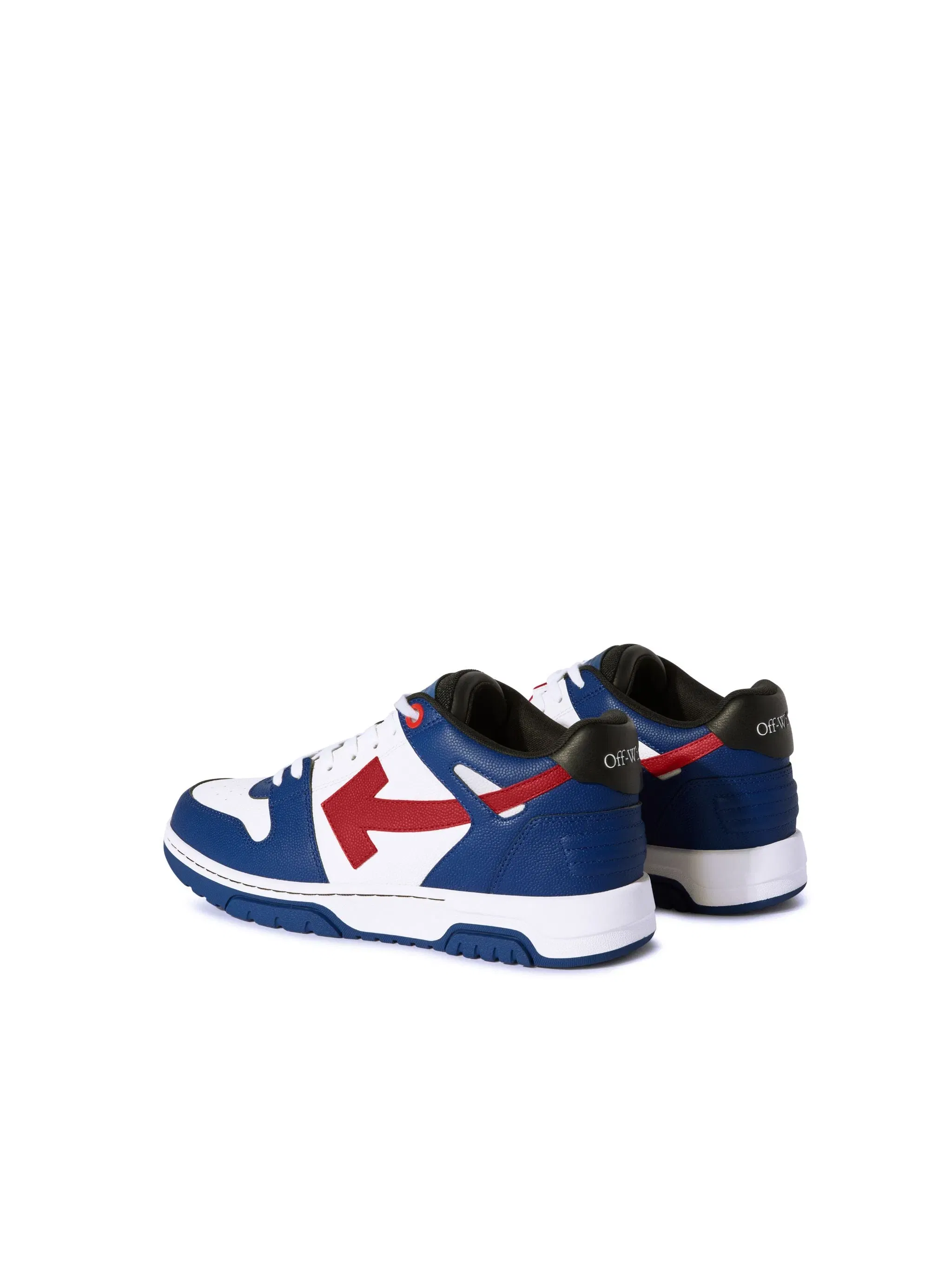Off White OOO Basket Leather Blue