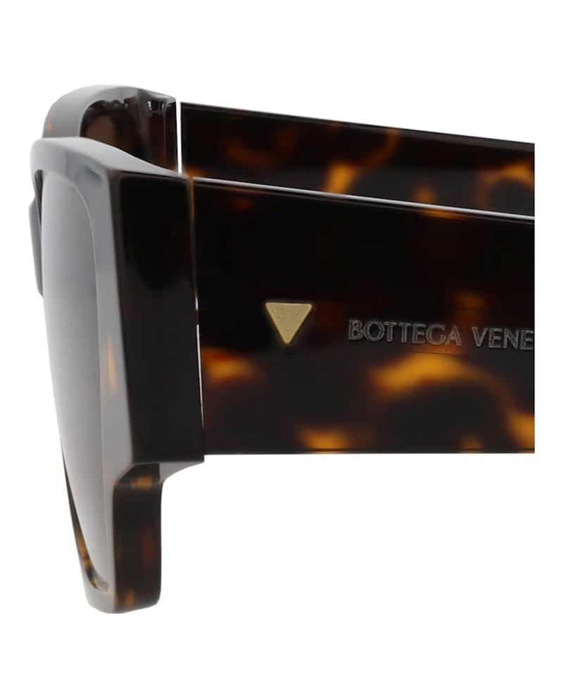 Bottega Veneta Square-Frame Recycled Acetate Sunglasses Havana Havana Brown (BV1285S-30015216-002)
