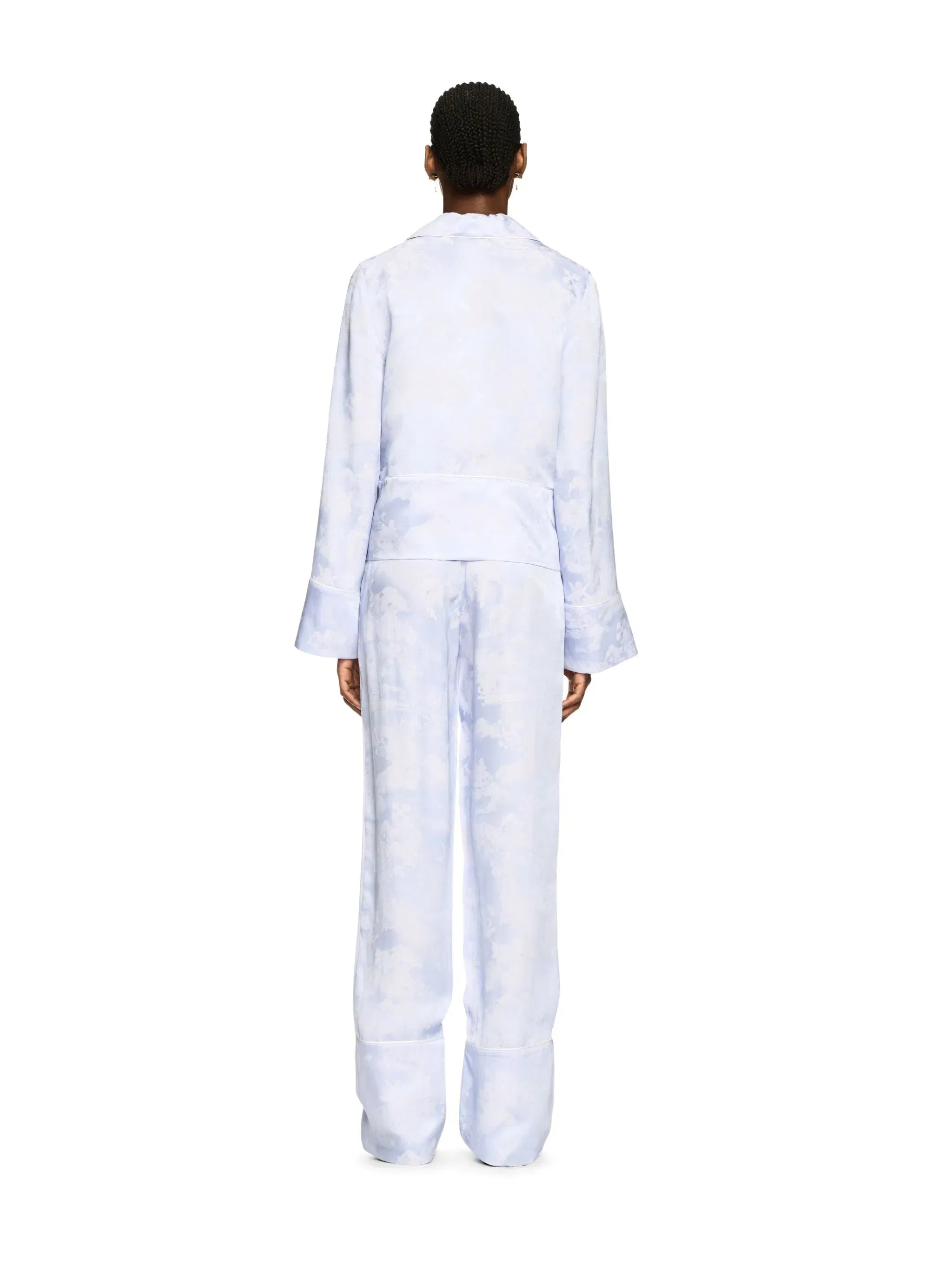 Off White Fresco Jacq Vi Pajama Pants