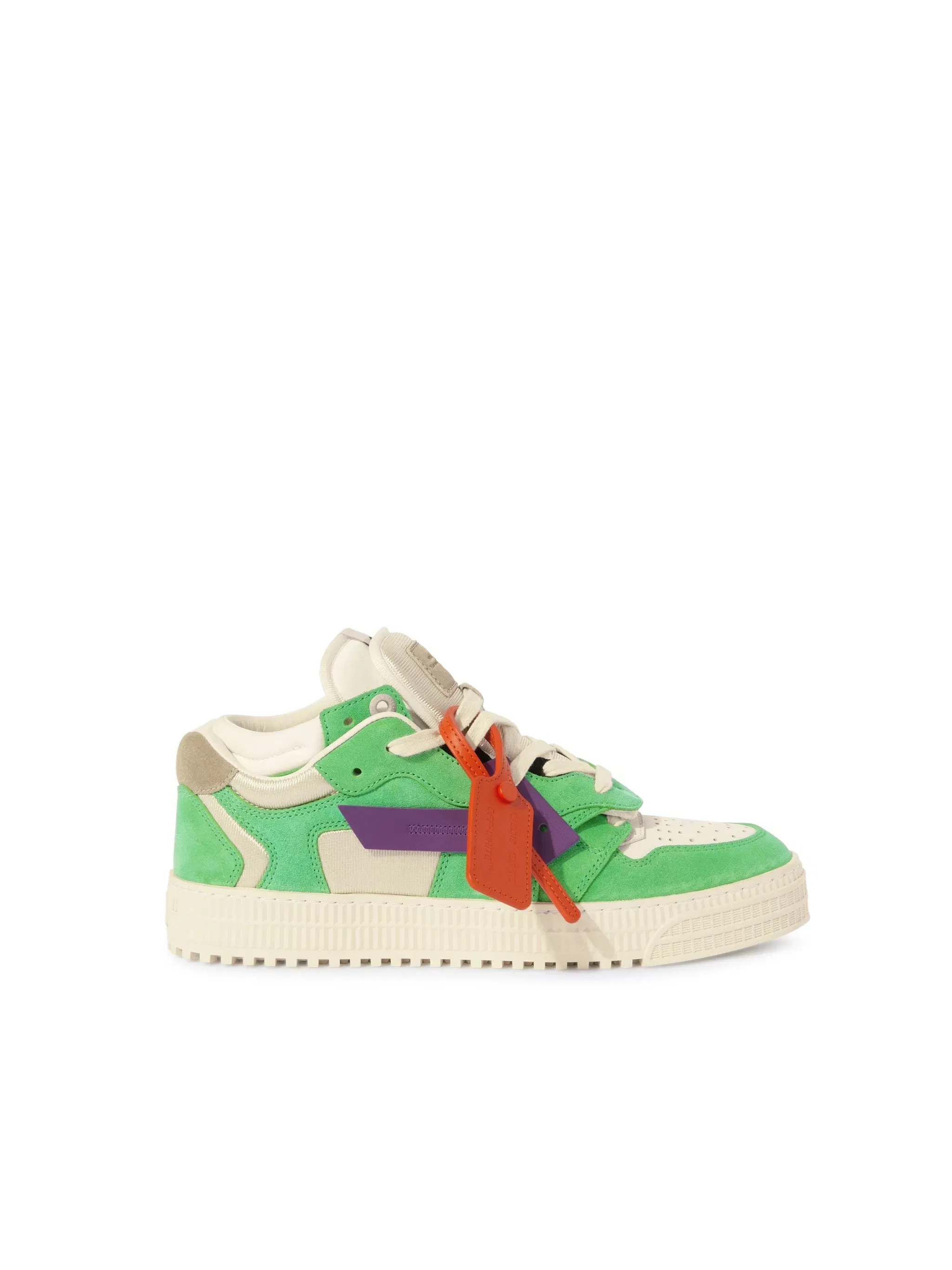Off White Floating Arrow Green