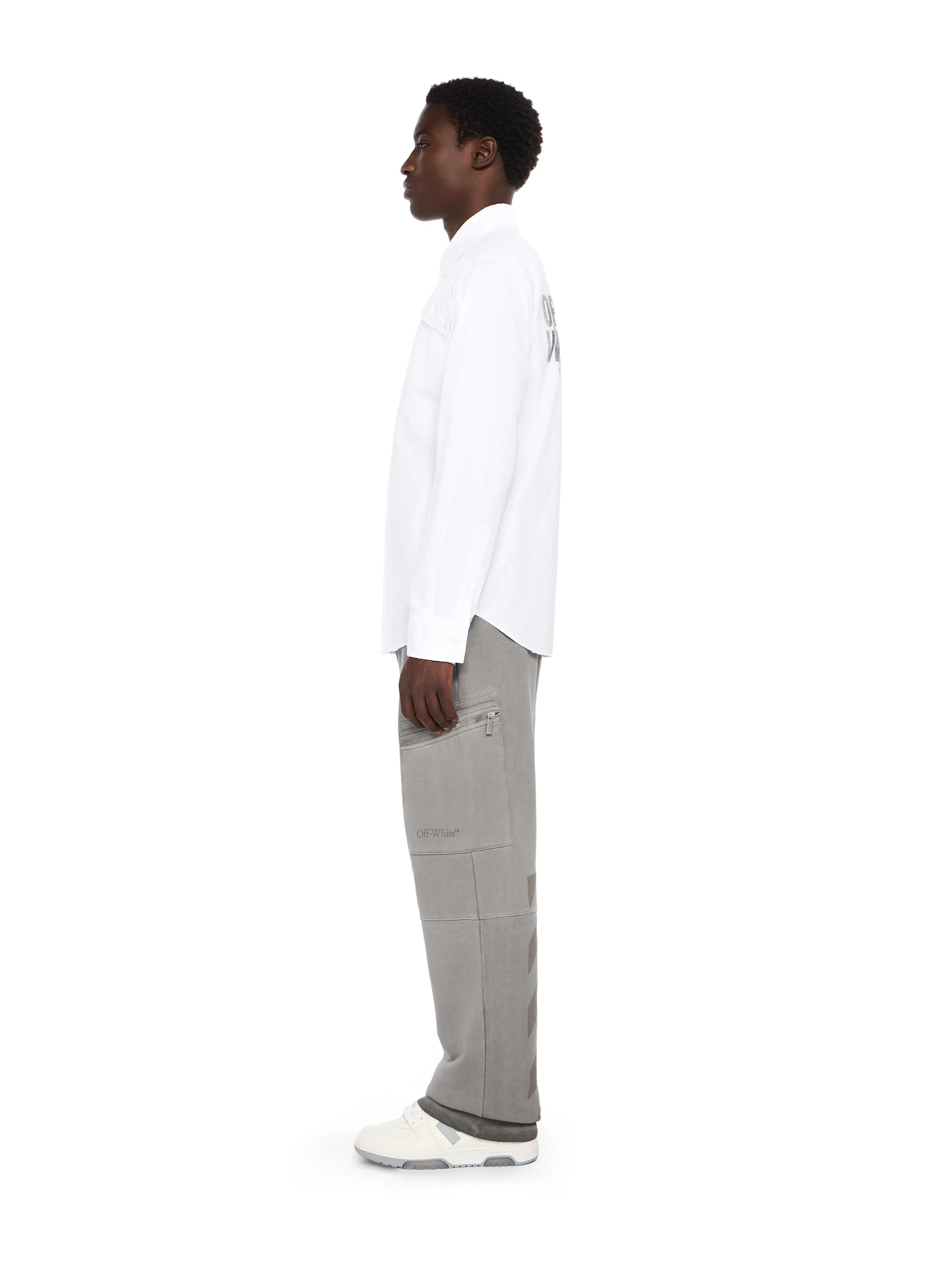 Off White Emblem Poplin Military Shirt