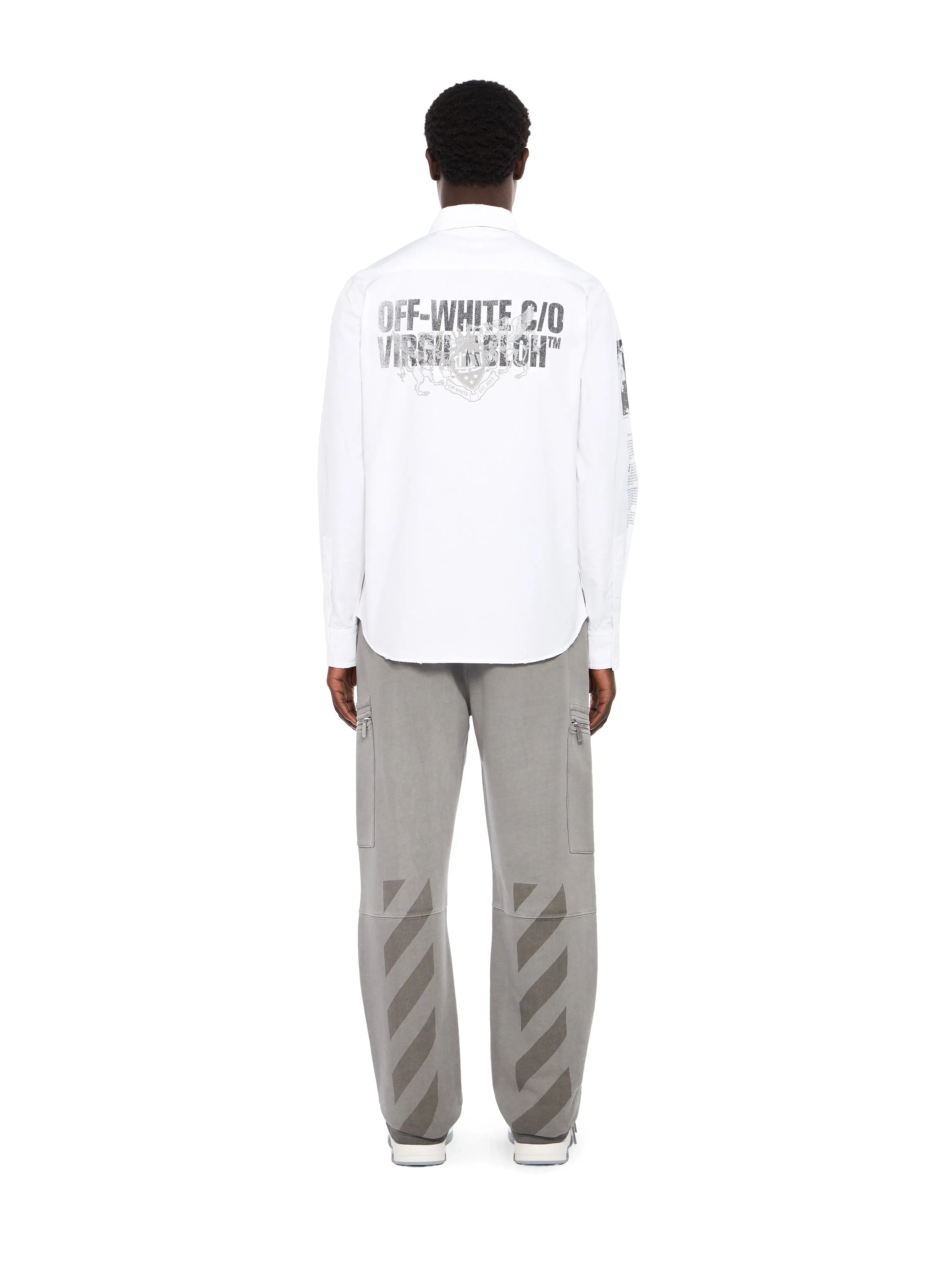 Off White Emblem Poplin Military Shirt