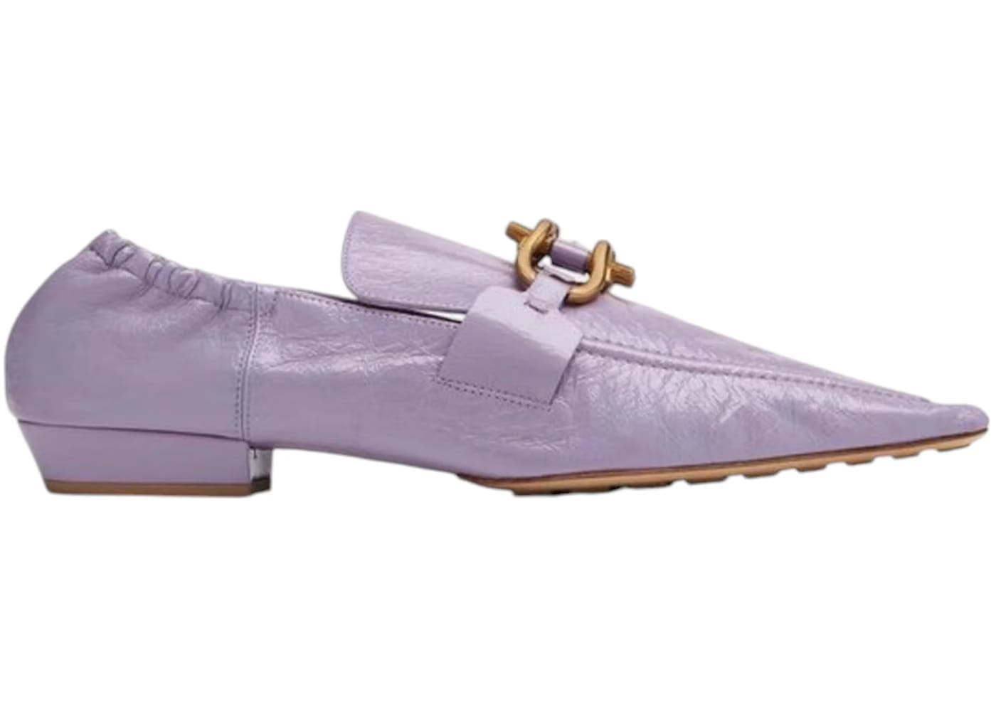 Bottega Veneta Leather Moccasins Lavender (Women's)
