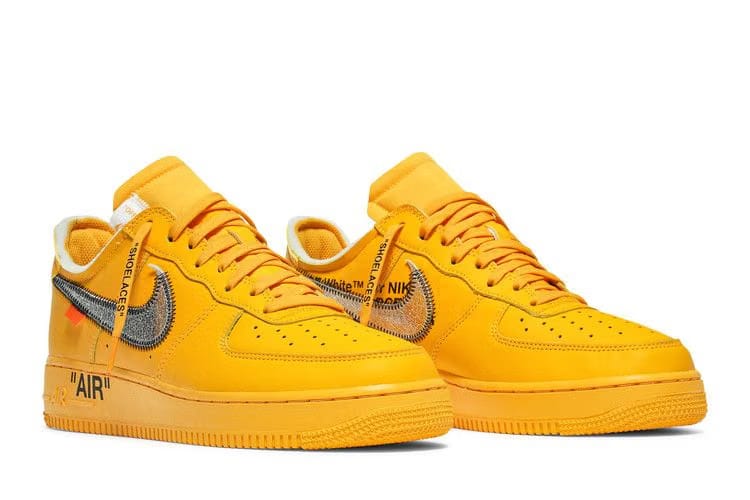 Nike Air Force 1 Low Off White Ica University Gold