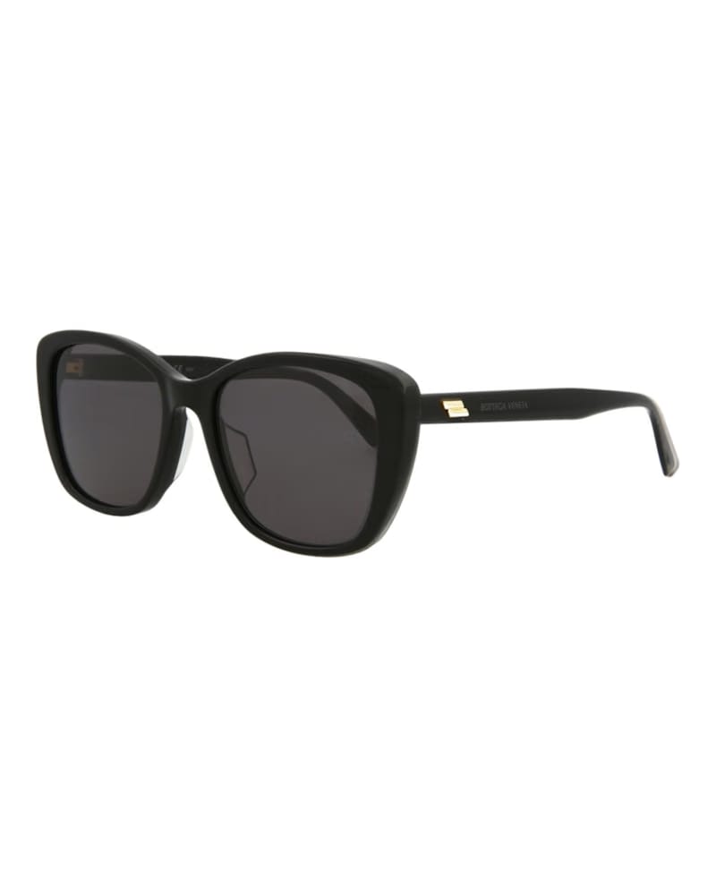 Bottega Veneta Cat Eye Sunglasses Black/Black/Grey (BV1079SK-30009236-001)