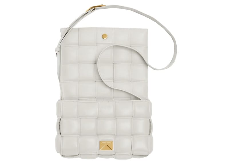 Bottega Veneta Padded Cassette Chalk