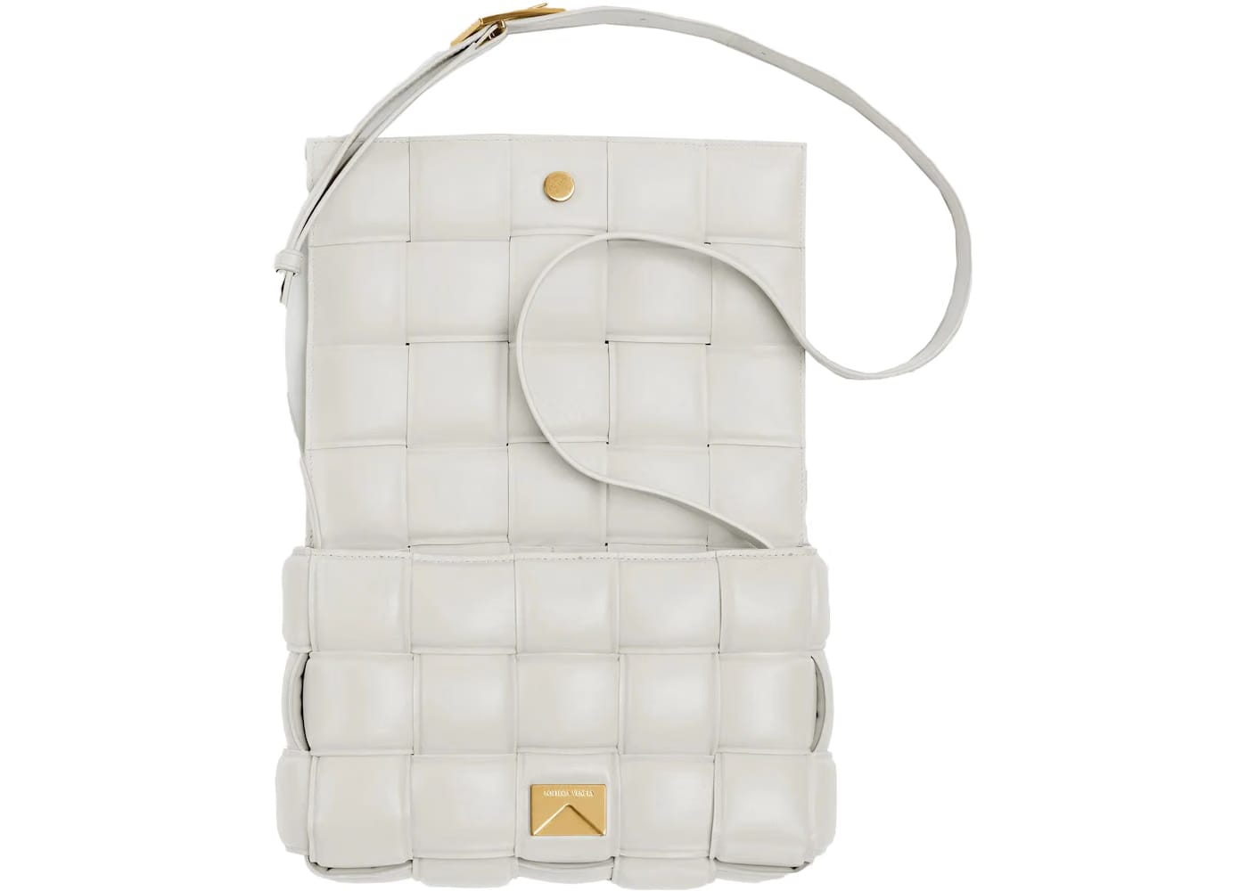 Bottega Veneta Padded Cassette Chalk