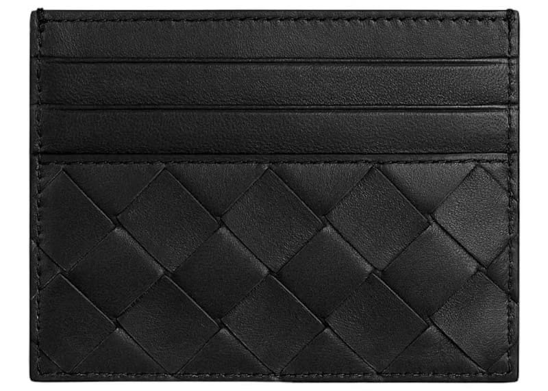 Bottega Veneta Intrecciato Card Case (635042 VCPP3 8425) Black