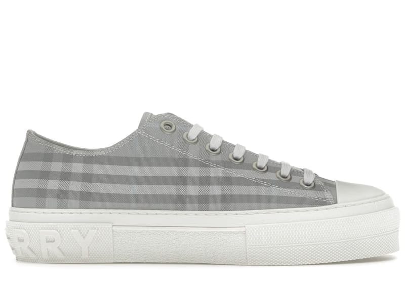 Burberry Vintage Check Cotton Sneaker Grey Blue