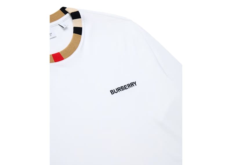 Burberry Long Sleeve Icon T-Shirt White