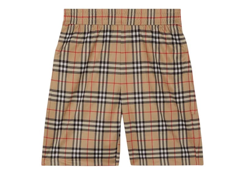 Burberry Vintage Check Shorts Archive Beige