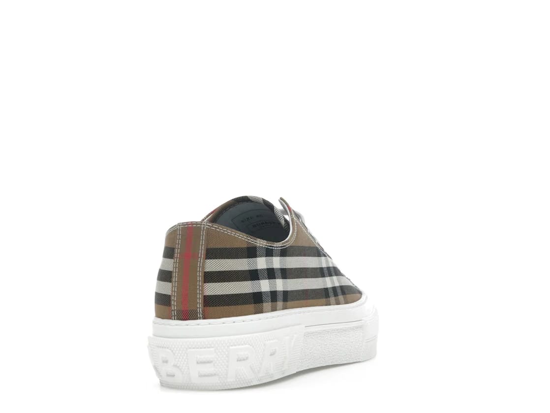 Burberry Low Top House Check Sneaker Taupe Brown (Women's)