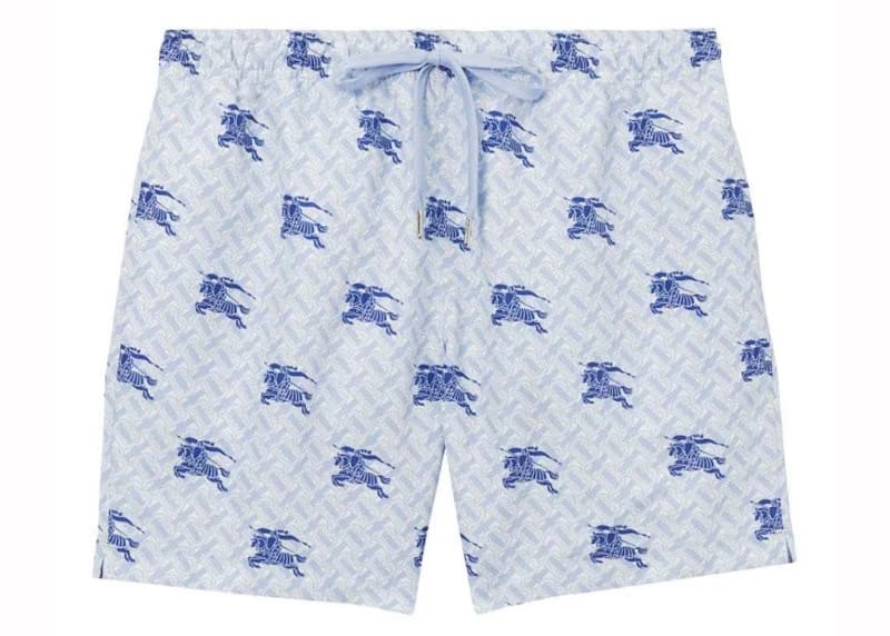 Burberry EKD TB-monogram Swim Shorts Blue