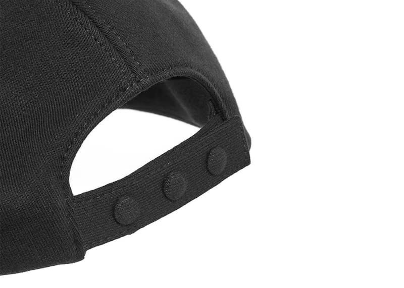 Burberry Monogram Motif Cotton Jersey Baseball Cap Black White