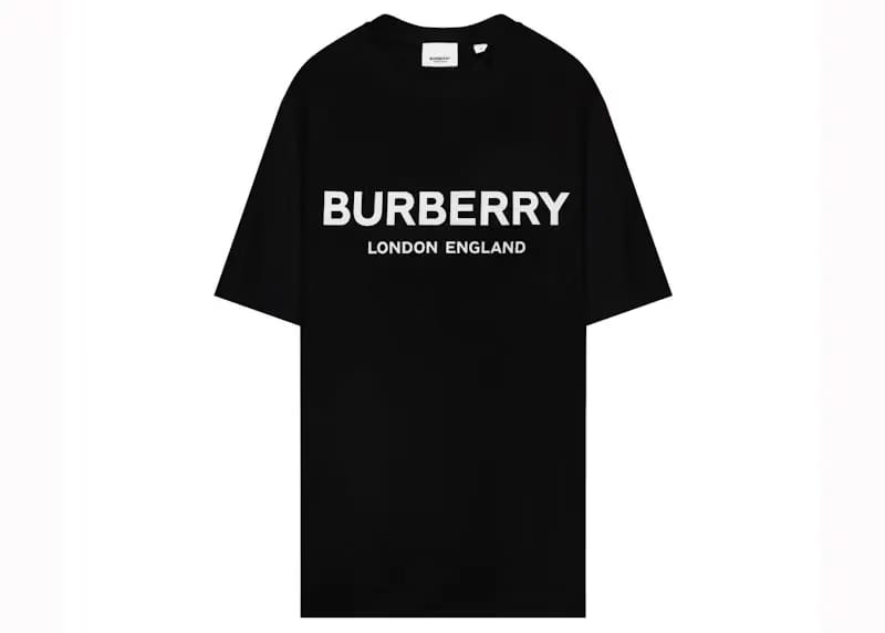 Burberry Logo Print T-Shirt Black