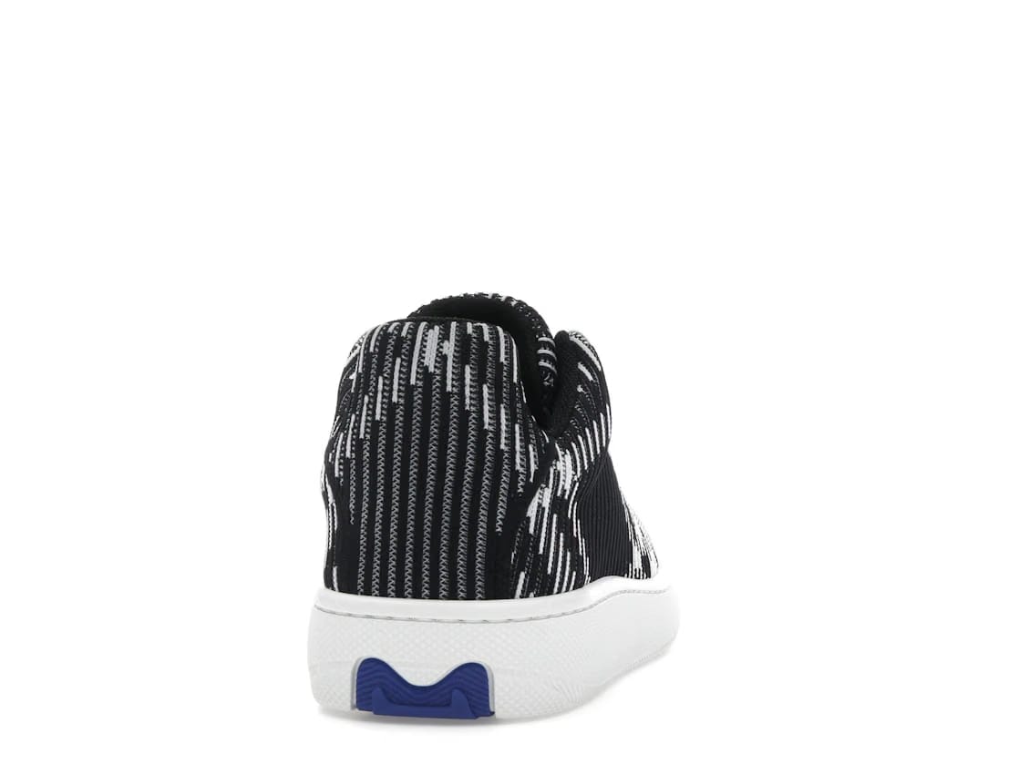 Burberry Check Knit Box Sneaker Black White (Women's)