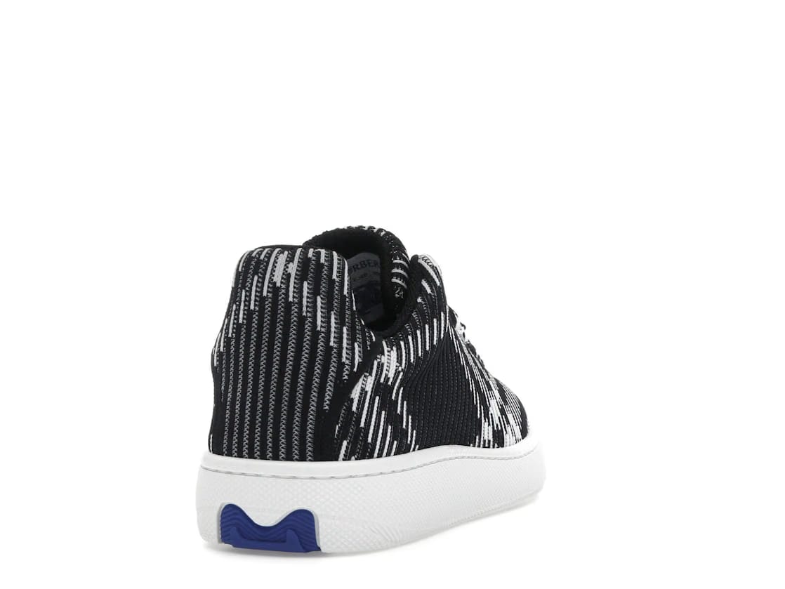 Burberry Check Knit Box Sneaker Black White (Women's)