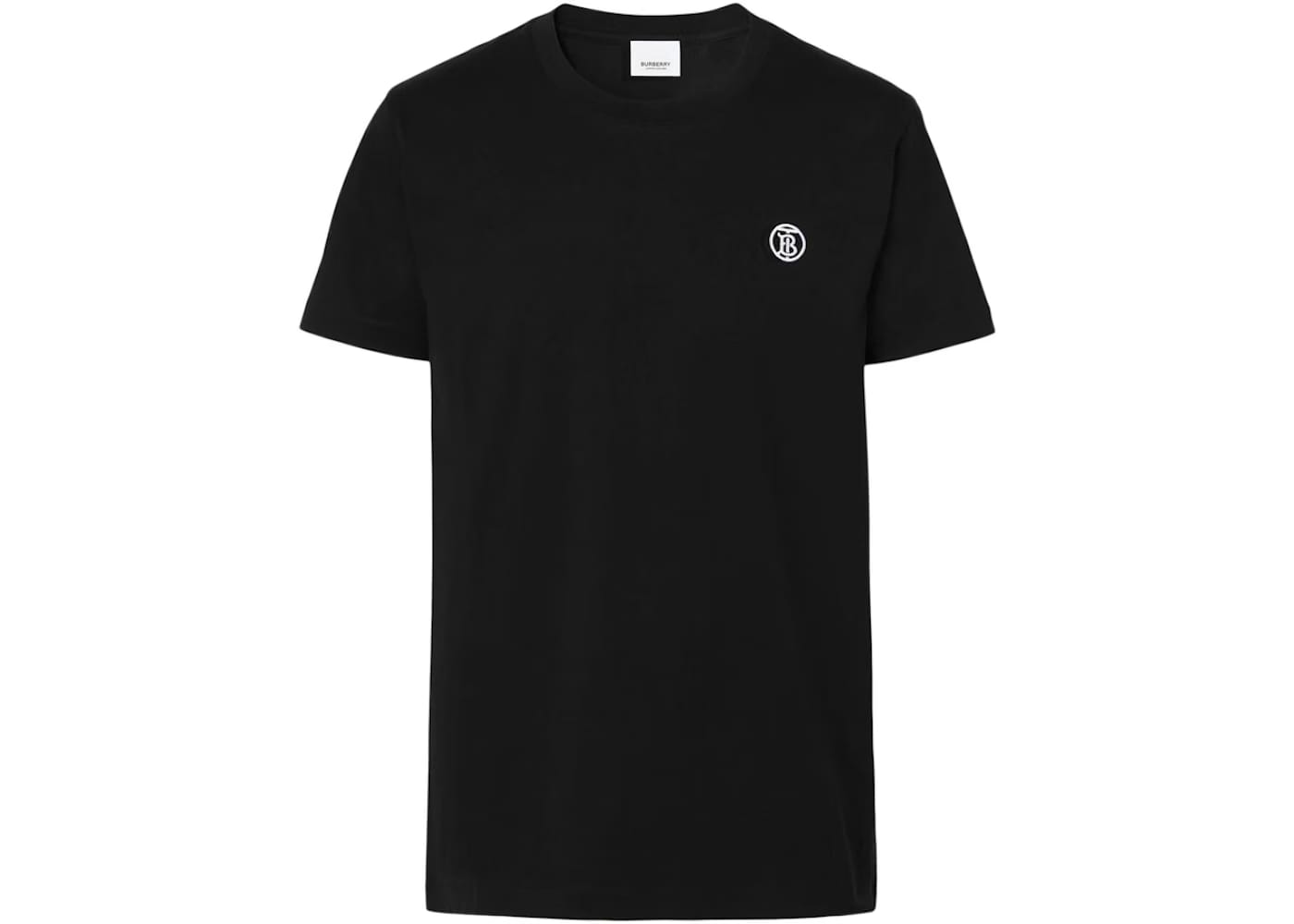 Burberry Monogram Motif Cotton T-Shirt Black/White