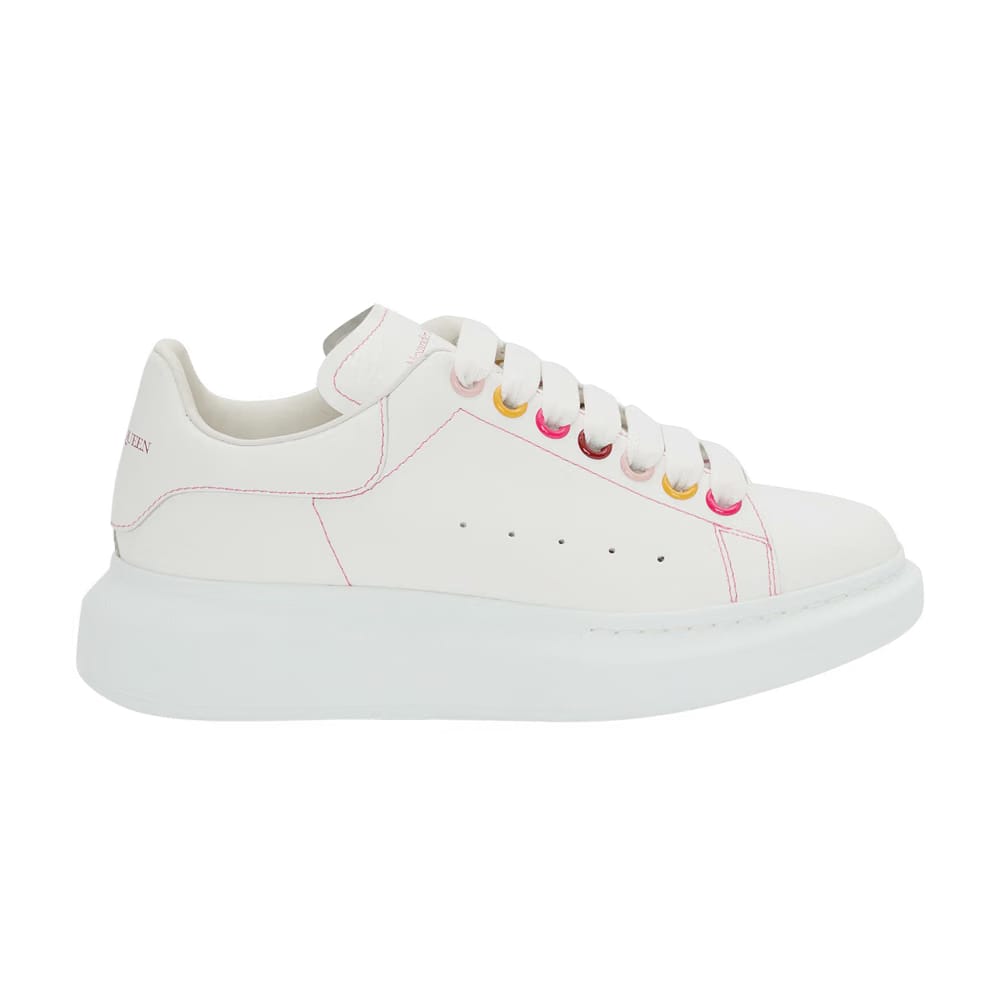 Alexander McQueen Wmns Oversized Sneaker 'White Rainbow'